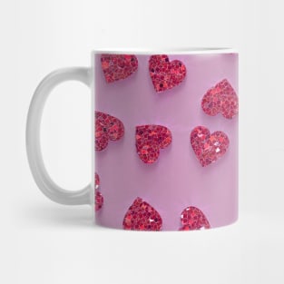 Red Hearts Mug